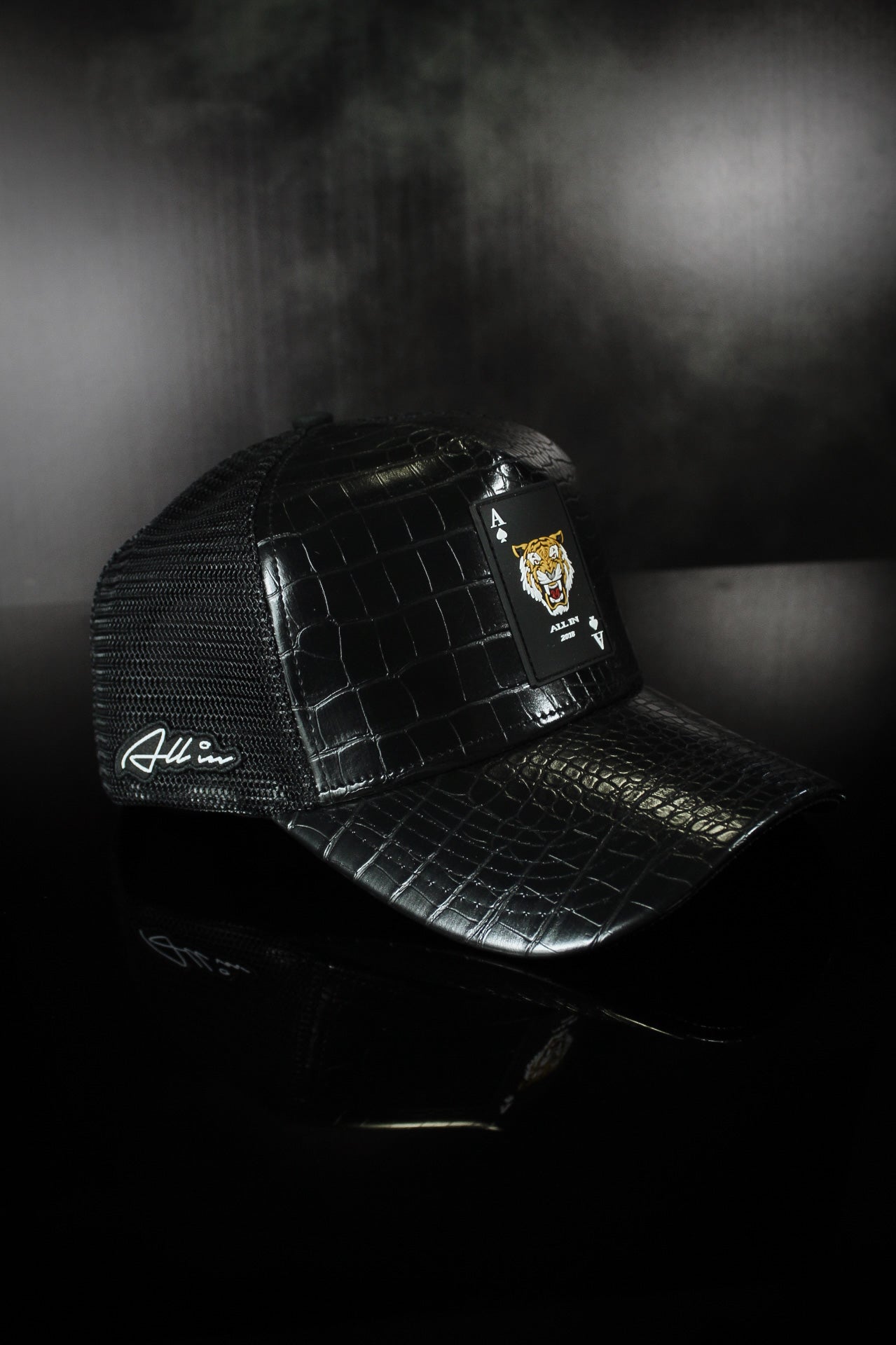 A's Tiger Piel TruckerCap