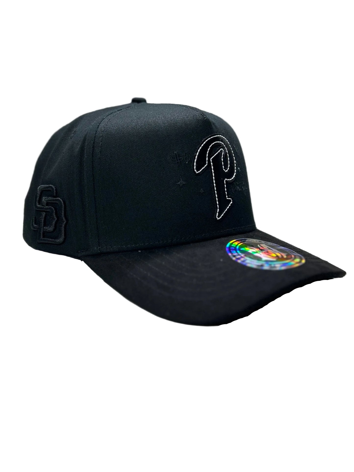 "SD" PADRES FULL BLACK