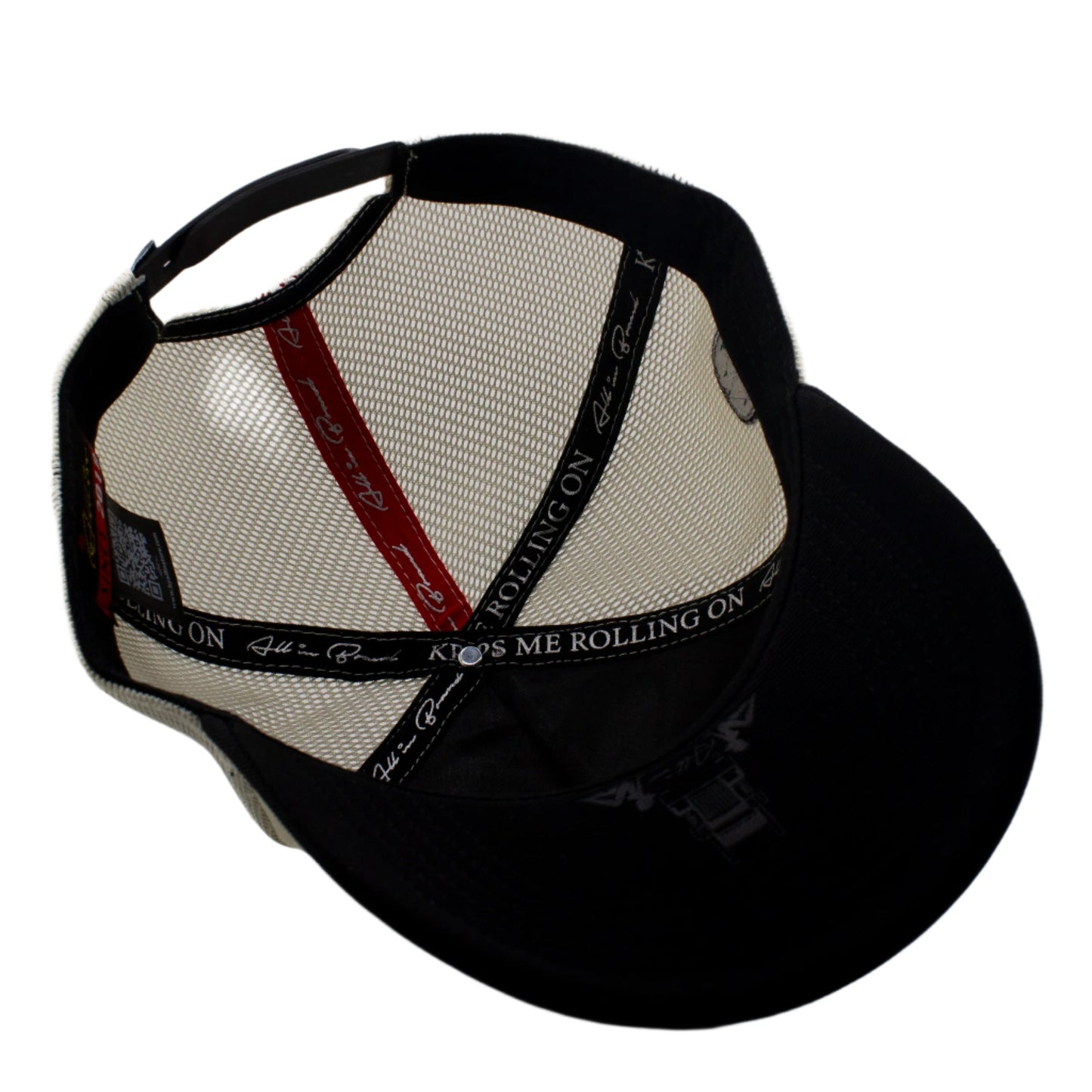 Sexy Chrome Beige and Black Truckercap