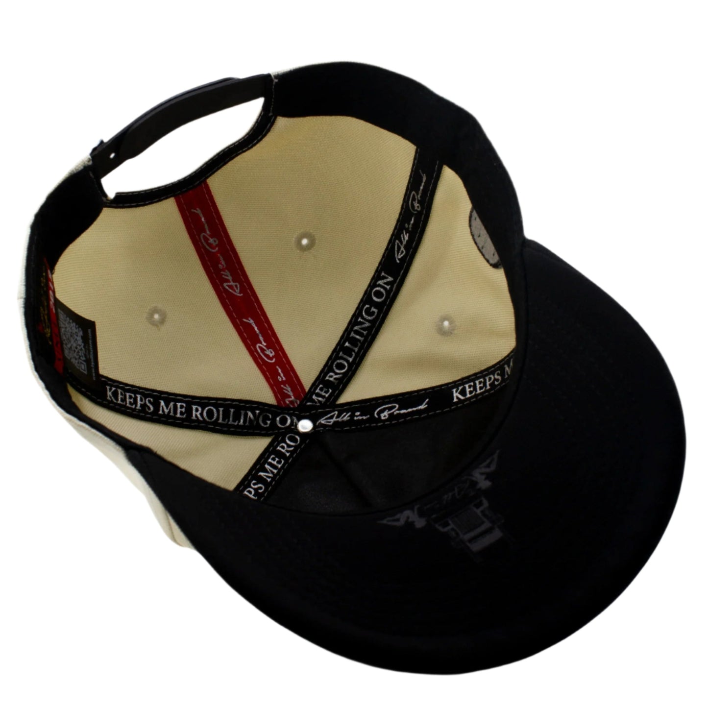 Sexy Chrome Snapback Beige and Black