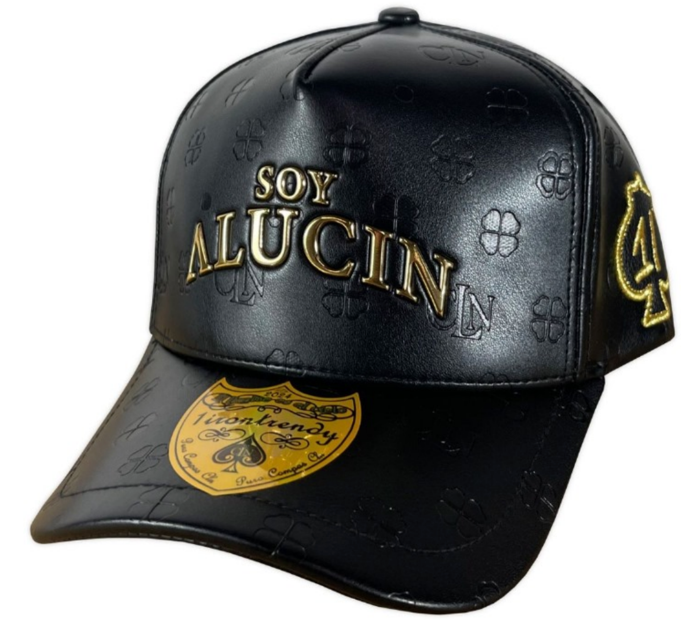Gorra Soy Alucin Black Vinipiel