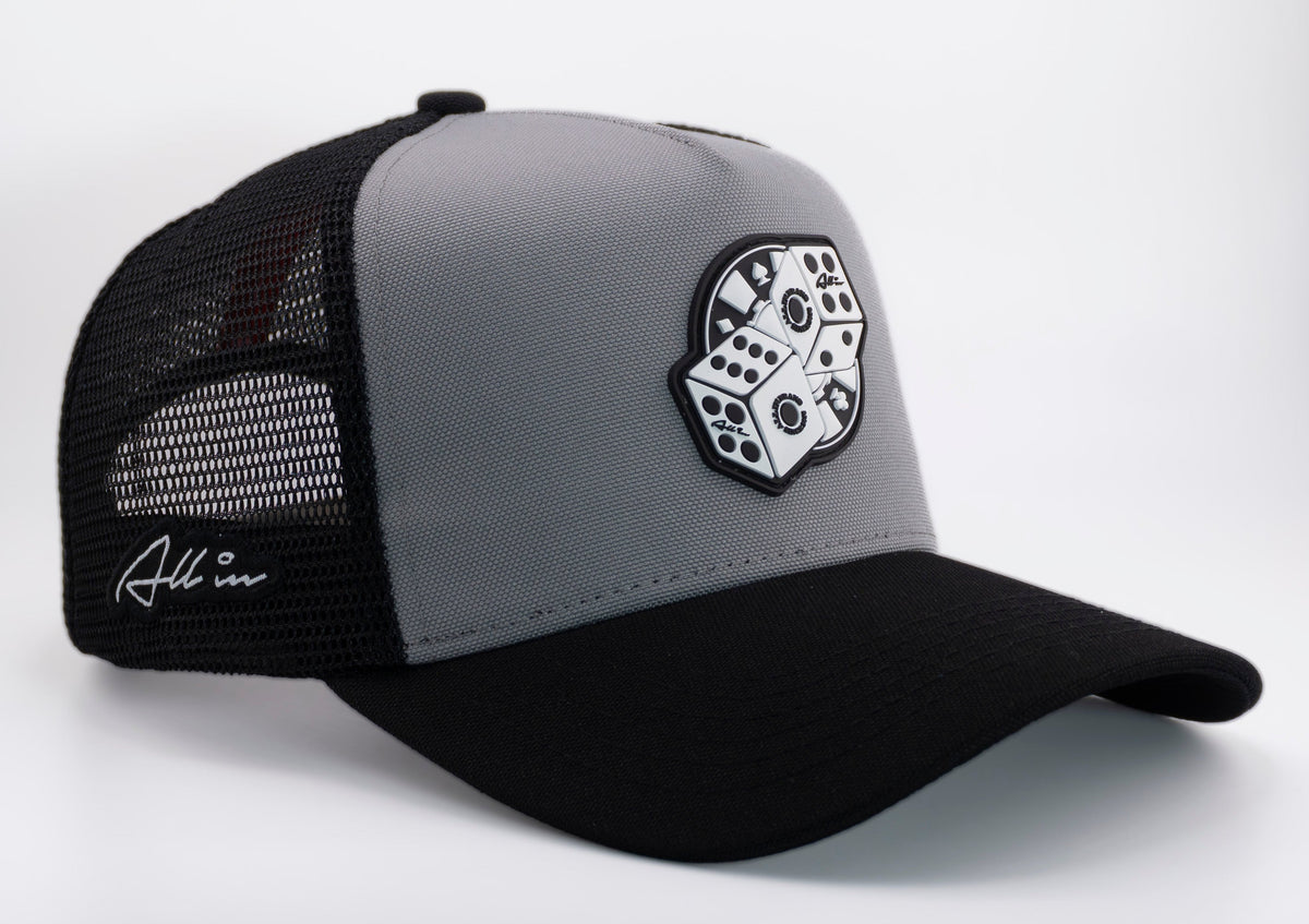 Grey Craps Trucker