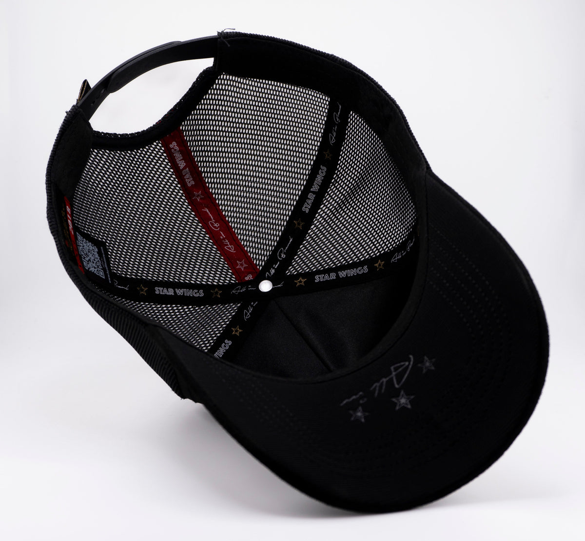 Star Wings Black Trucker