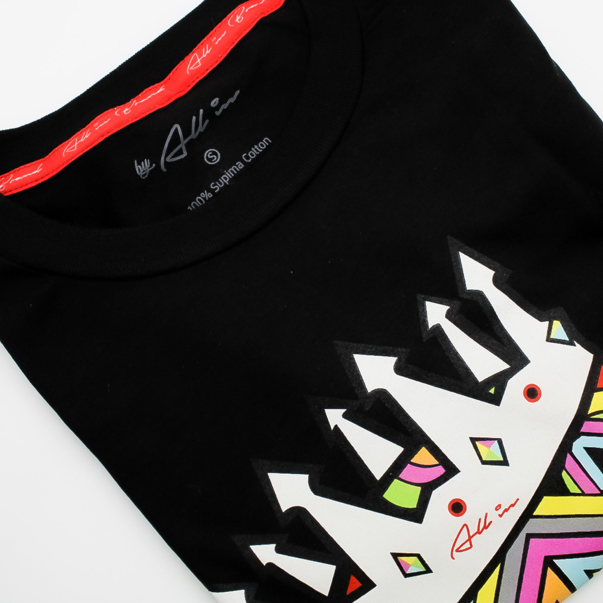 Playera King Maya Colors Negra