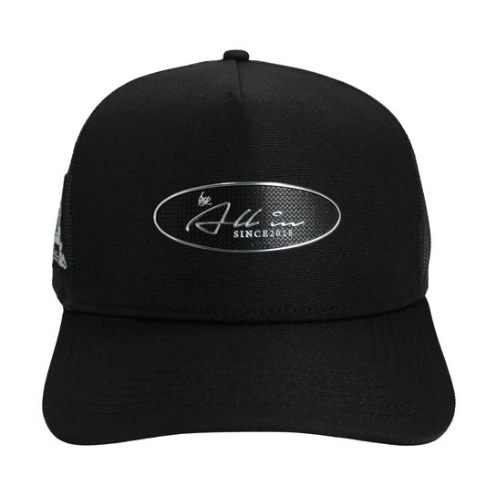 Sexy Chrome Black and Black Truckercap