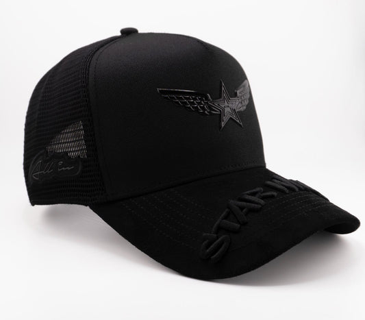 Star Wings Black Truckercap