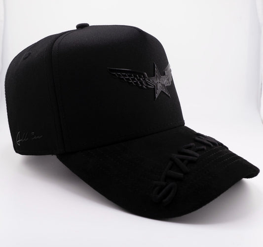 Star Wings Black SnapBack