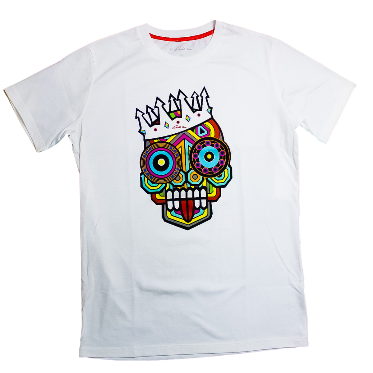 Playera King Maya Colors Blanca