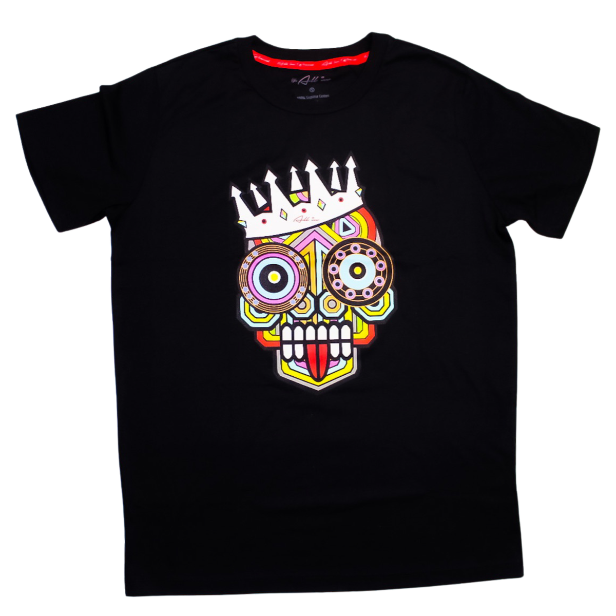 Playera King Maya Colors Negra