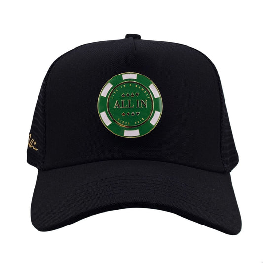 Pilot Pin Green Trucker Cap®